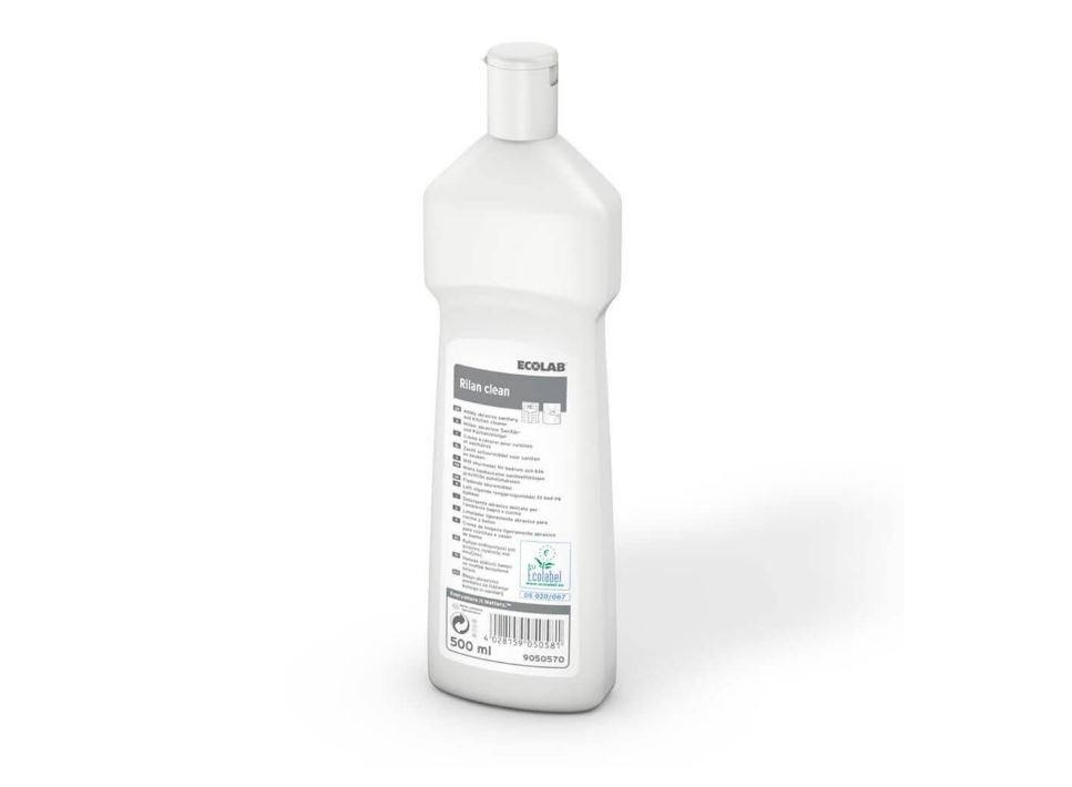 Crema usor abraziva etichetata ecologic pentru folosirea in bai si bucatarie RILAN CLEAN 500ml Ecolab